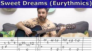 Fingerstyle Tutorial: Sweet Dreams (Eurythmics) | Guitar Lesson w/ TAB