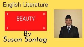 BEAUTY BY SUSAN SONTAG
