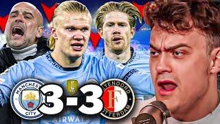 6 GAMES WITHOUT A WIN! MAN CITY 3-3 FEYENOORD REACTION