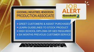 JOB ALERT: Goodwill Industries of East Texas in Henderson is searching for a Production Associate