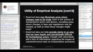 Counterterrorism laws and their impact on humanitarian action