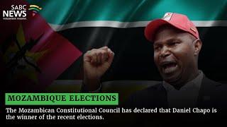 Mozambique Elections | Constitutional Council confirms Daniel Chapo's win