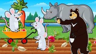 Hippo as a Bodyguard: Protecting the Vegetable Garden from Mischievous Rats | Bear Farm Life