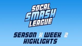 SoCal Smash League Season X Week 2 Highlights - Smash 4