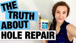 HOW TO FIX A SMALL HOLE IN THE WALL (Fast and Easy Drywall Anchor Hole Repair)