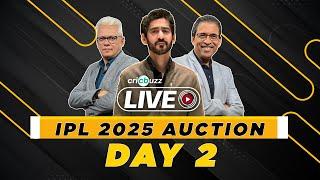 Cricbuzz Live: IPL 2025 Mega Auction, Day 2, ft. Harsha Bhogle, Joy Bhattacharjya