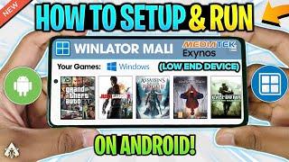 NEW  WINLATOR MALI V1.9 - SETUP/SETTINGS/GAMEPLAY | WINDOWS EMULATOR FOR LOW-END DEVICES