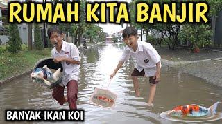 RUMAH ADNAN OKEM KEBANJIRAN LAGI‼️ BANYAK IKAN KOI