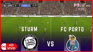 STURM GRAZ VS FC PORTO AO VIVO | AMIGOS DE CLUBE 2024 |SIMULAÇÃO E PONTUAÇÃO AO VIVO