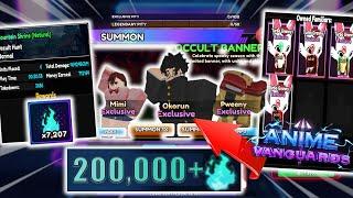 Spending 200k+ Spirit Wisp (Occult Banner) | How Good is your LUCK?! | Anime Vanguards