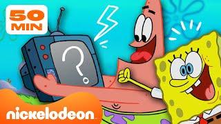 SpongeBob | Wszystko, co SpongeBob ogląda w telewizji  | 50-minutowa składanka | Nickelodeon Polska