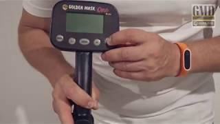 How to open the battery compartment of a Golden Mask metal detector