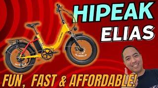 HIPEAK ELIAS - Super Fun and Affordable Fat Tire 750 Watt Ebike for Summer Cruisin' or Commuting!