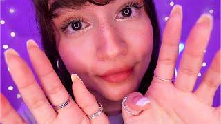 ASMR Personal Attention & Face Touching (Soft/Gentle Mouth Sounds, Tongue Clicking)