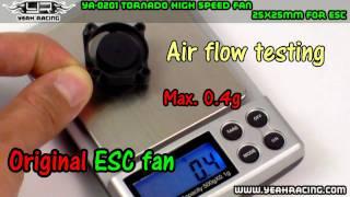 Yeah Racing Tornado High Speed Fan 25x25mm for RC Car ESC   (#YA-0201)