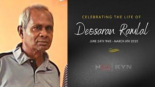 Celebrating the Life of Deosaran Ramlal - Funeral Ceremony