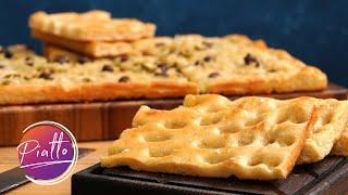 Focaccia Genovese Originale | Bassa Dorata Mille Buchi Bianchi MORBIDA CROCCANTE