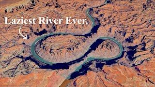 The most Absurd Meanders on Google Earth