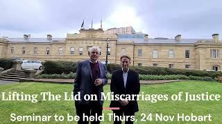 Lifting the Lid On Miscarriages Of Justice Seminar