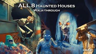 ALL 8 Hollywood Houses | Universal Studios Hollywood Halloween Horror Nights 2024