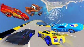 Cars Party  - Crazy Disney Cars Lightning McQueen and Friends Tow Truck Mater The King Cruz Storm