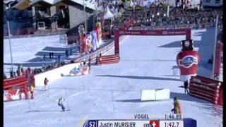 Justin Murisier Val d'isère 2ème manche slalom