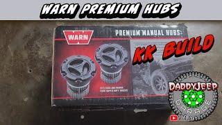 Jeep Liberty KK build Dana 60 Warn Premium Hubs- Superduty Dana 60 manual locking hubs