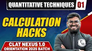 Quantitative Techniques 01 | Calculation Hacks | CLAT Preparation