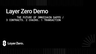 Layer Zero Demo | The Future of Omnichain dApps | 3 contracts. 2 Chains. 1 Transaction