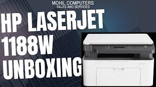 HP Laserjet MFP 1188w Unboxing and installation