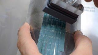 Etch Marking Serial Numbers on Steel Parts