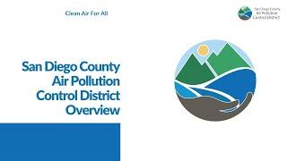 San Diego County Air Pollution Control District Overview