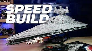 Building LEGO UCS Imperial Star Destroyer in 20 Minutes! 75252