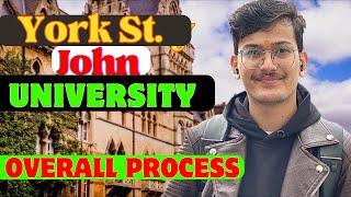 york st john university overall process | study in UK