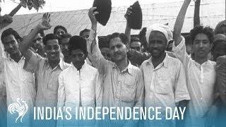 India's Independence Day: The Arrival of Earl Mountbatten (1947) | British Pathé