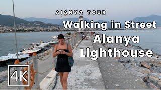 Alanya - Life and Walking in Alanya Street to Alanya Lighthouse