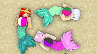 Monster School: ALL MERMAID BABY LIFE FAMILY FRIENDS EPISODE - Minecraft Animation