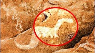 Prehistoric Cave Art Discovered Shows Humans & Dinosaurs?