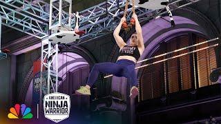 The Sparkly Ninja Fights for Her First Buzzer | American Ninja Warrior | NBC