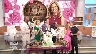 Natalie Morales' husband, Joe Surprises Her On-Air For Birthday | The Talk