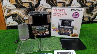 povena Air fryer// best quality Air fryer  special 9in1air fryer in pakistan  ful review unboxing//