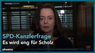 phoenix nachgefragt mit Julia Löhr zur Kanzlerfrage bei der SPD am 19.11.24