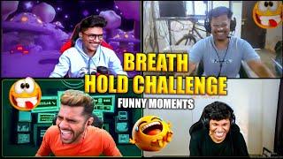 Shreeman Legend Funny Challenges | Breath Hold Challenge #shreeman #devilracegaming #charlie #karnu