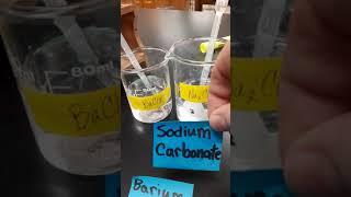 Barium Chloride and Sodium Carbonate