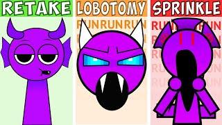 Incredibox Sprunki RETAKE VS LOBOTOMY DASH VS SPRINKLE