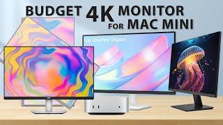 8 Budget 4K Monitor for M4 Mac Mini You Can Buy