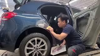 Step-How to Repair Car body damage..trabaho ko sa Québec Canada 