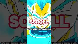 POV: Vegeta is Your Teacher (Monster Skillet) #shorts #trending #vegeta #dragonball