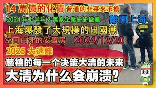 【底層現狀】14萬億終于化到底層了，上海人都在跑出國，打工人徹底回鄉躺平，2025年的冬天有點冷｜韭菜視頻｜經濟下行｜新能源｜化債｜城管｜勞保｜養老金｜｜Reaction Video