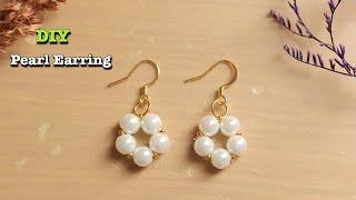 5 Minutes Pearl Earring | How To Make | Easy Pearl Earring | DIY #PearlEarring #DIYearring #HowTo